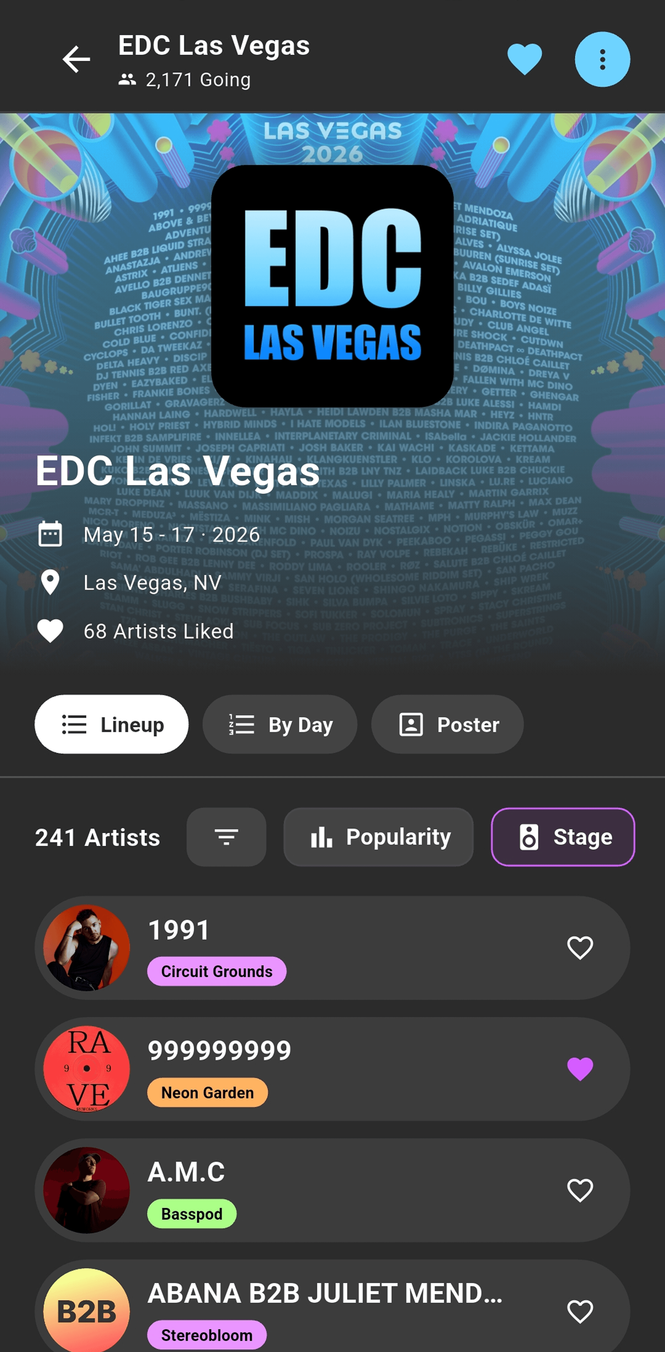 Festival Dust App Music Festival App Preview