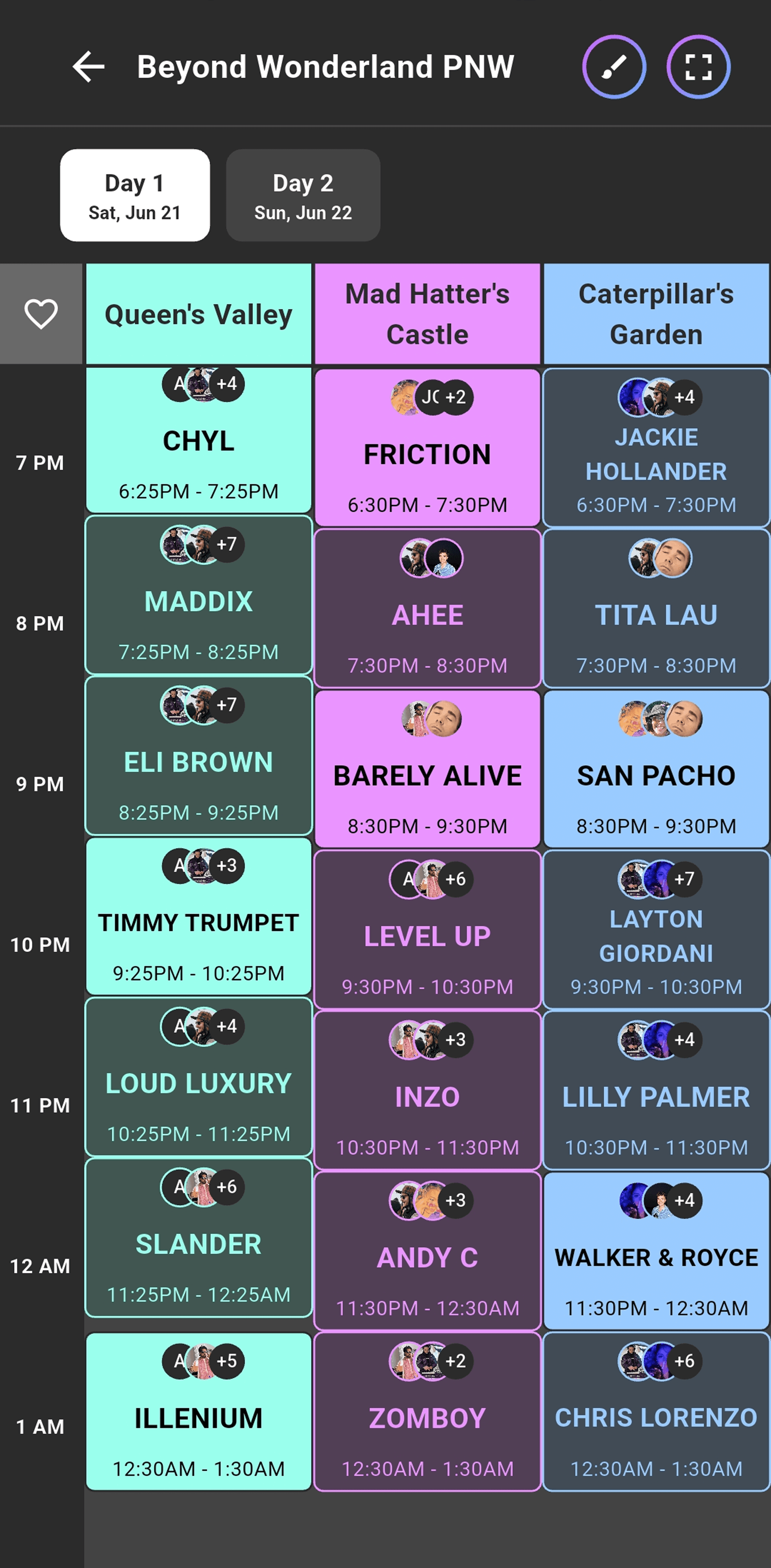 Festival Dust App Music Festival App Preview