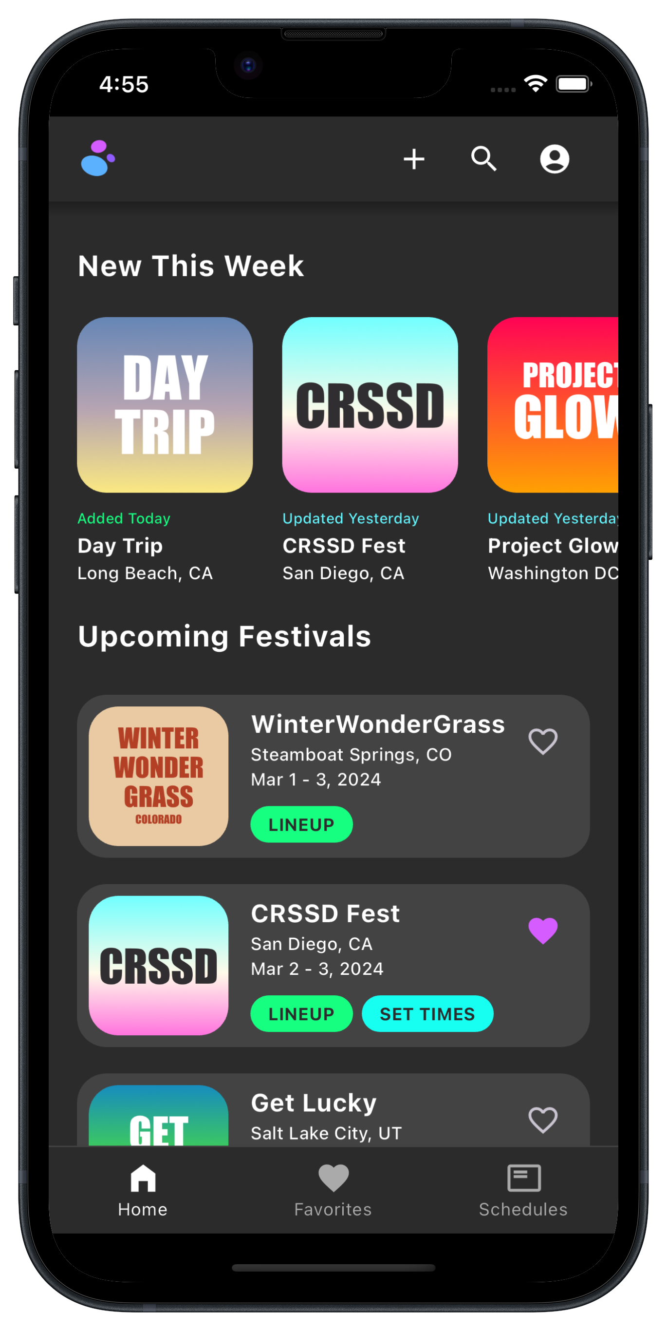 Music Festival App Preview
